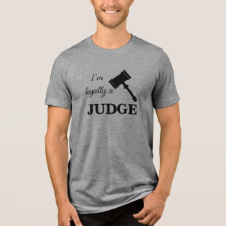Juridiskt en domare t shirt