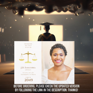 Juris Doktor Law School Photo JD LLD Studenten Inbjudningar