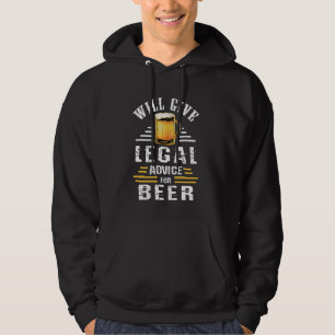 Jurist advokat kommer att ge juridisk rådgivning f hoodie