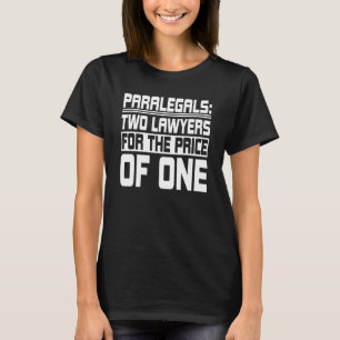 Jurist assistent advokat juridisk assistent byrå P T Shirt