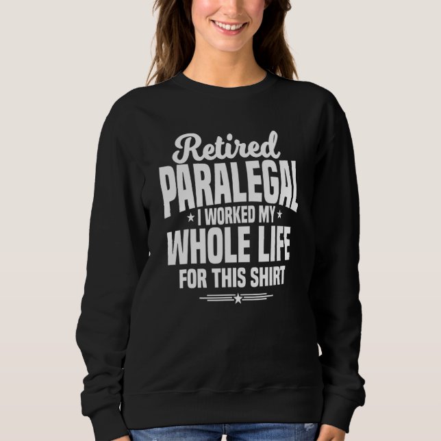 Jurist Biträde Pensionerad Jurist Firma Processför T Shirt (Framsida)