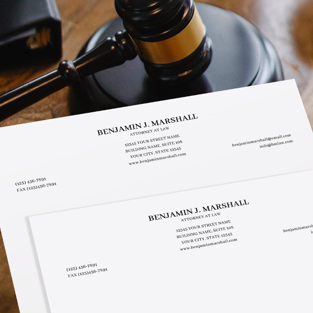 Jurist Brevpapper Mall Formell Juridik (Skapare uppladdad)