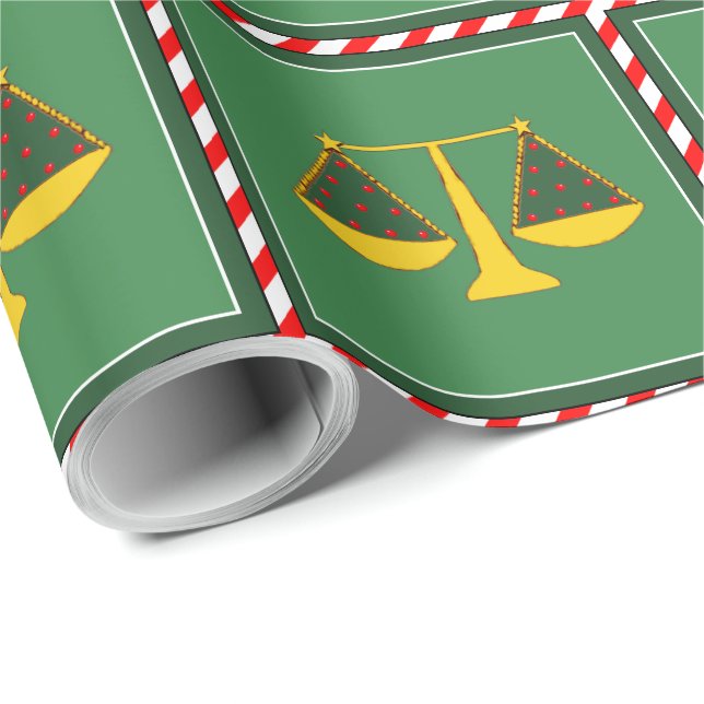 Jurist julklapp presentpapper (Rullad Hörn)