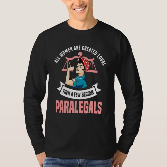 Juristassistenter Kvinnor Jurist Juristassistent F T Shirt (Framsida)