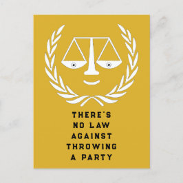 Juristexamen Inbjudningar till fest Vykort