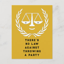 Juristexamen Inbjudningar till fest Vykort