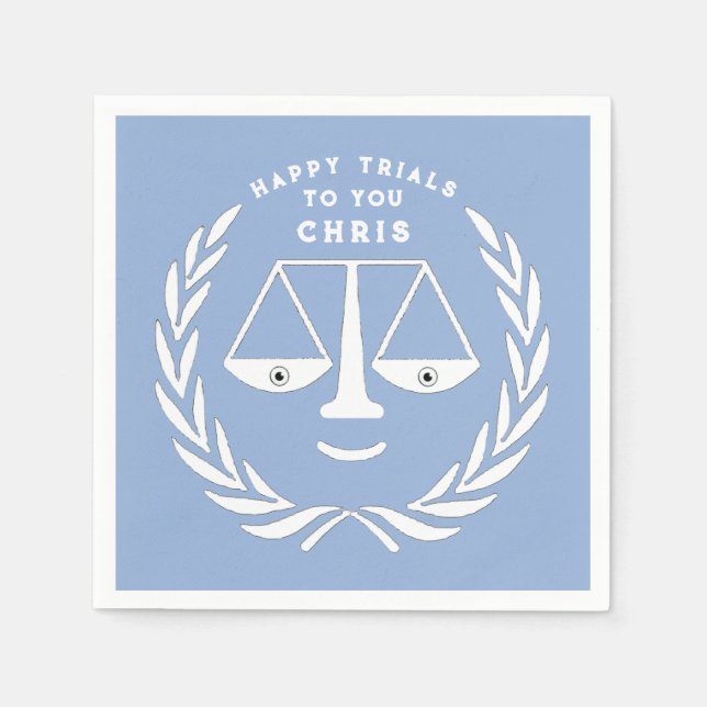 Juristexamen Lawyer Servetter (Framsidan)