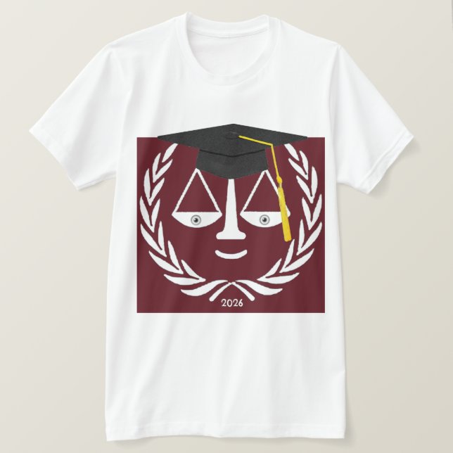Juristexamen Present T Shirt (Design framsida)