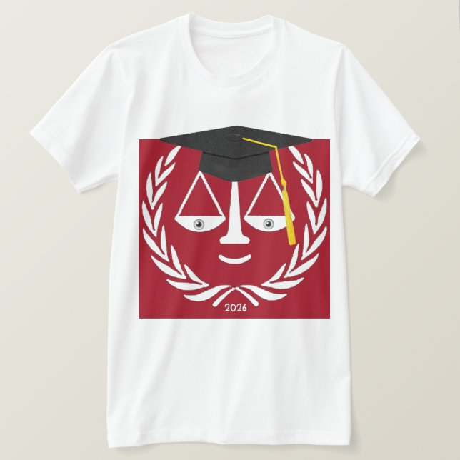 Juristexamen Present T Shirt (Design framsida)
