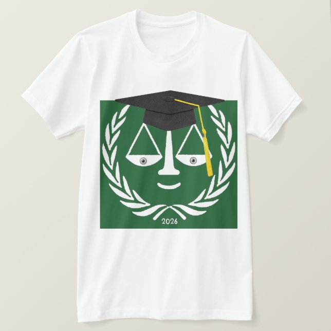 Juristexamen Present T Shirt (Design framsida)
