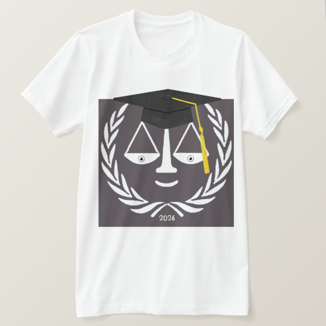 Juristexamen Present T Shirt (Design framsida)