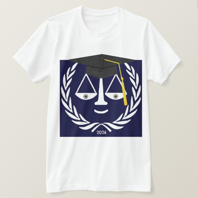 Juristexamen Present T Shirt (Design framsida)