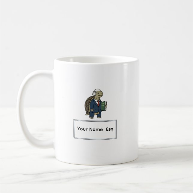 Juristsköldpaddspresent Kaffemugg (Vänster)