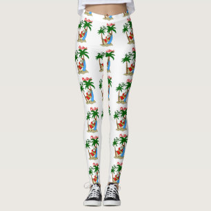Juritropisk jultomten leggings