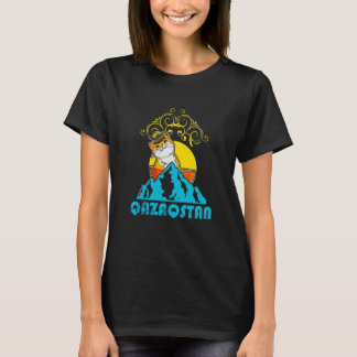 Jurta Kazakstanska republiken Qazaqstan Kazakisk f T Shirt