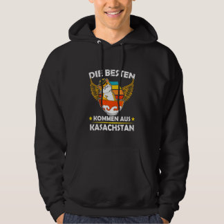Jurta Republiken Kazakstan Qazaqstan Kazakiska fla Hoodie