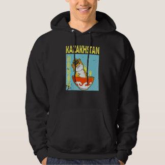 Jurta Republiken Kazakstan Qazaqstan Kazakiska fla Hoodie