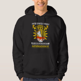 Jurta Republiken Kazakstan Qazaqstan Kazakiska fla Hoodie