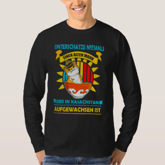 Jurta Republiken Kazakstan Qazaqstan Kazakiska fla T Shirt