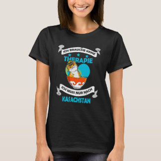 Jurta Republiken Kazakstan Qazaqstan Kazakiska fla T Shirt