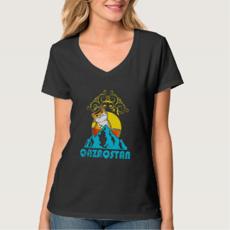 Jurta Republiken Kazakstan Qazaqstan Kazakiska fla T Shirt