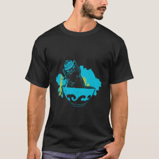 Jurta Republiken Kazakstan Qazaqstan Kazakiska fla T Shirt