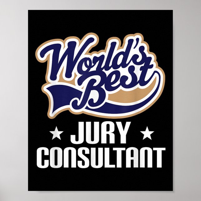 Jury Consultant Trial Consulting Appreciting Quot Poster (Framsidan)