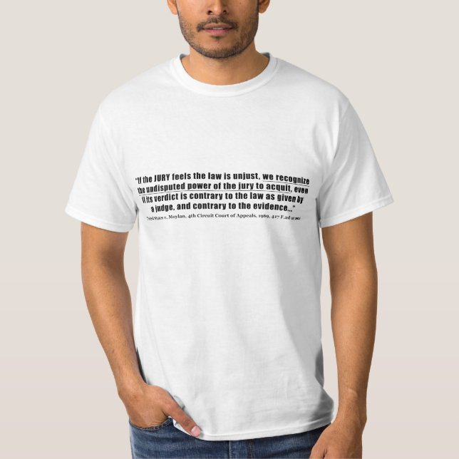 Jury Nullification United Stater mot Moylan 1969 Tröja (Framsida)