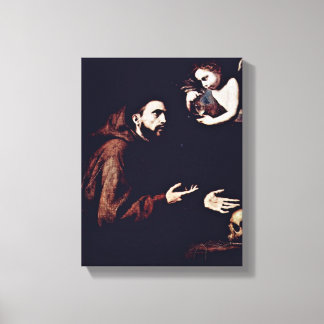 Jusepe de Ribera - Assisi:s helige Francis Canvastryck