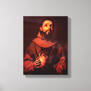 Jusepe de Ribera - St Francis av Assisi Canvastryck