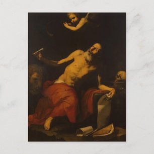 Jusepe de Ribera-St. Jerome hör den sista trumpete Vykort