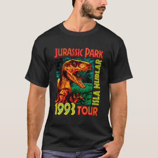 Jusrassic Park Isla Nublar 1993 Tour T Shirt