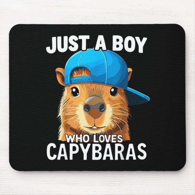 Just A Boy Who Loves Capybaras  Musmatta (Framsidan)