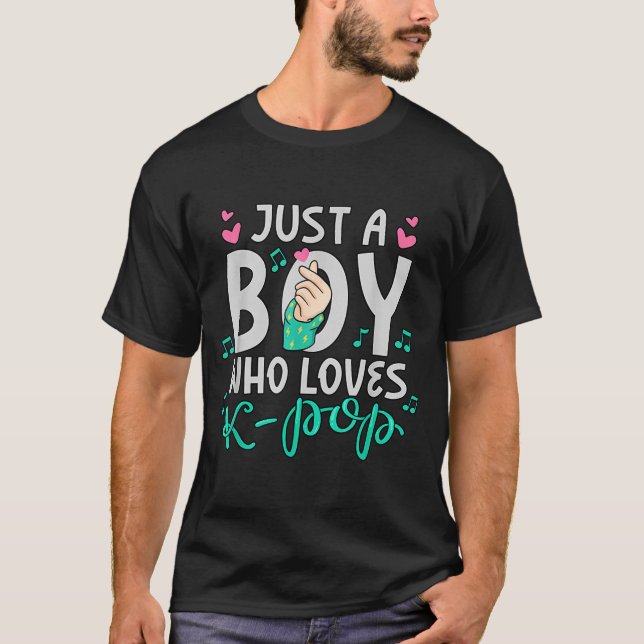 Just A Boy Who Loves K-p Fandom Celebration  T Shirt (Framsida)
