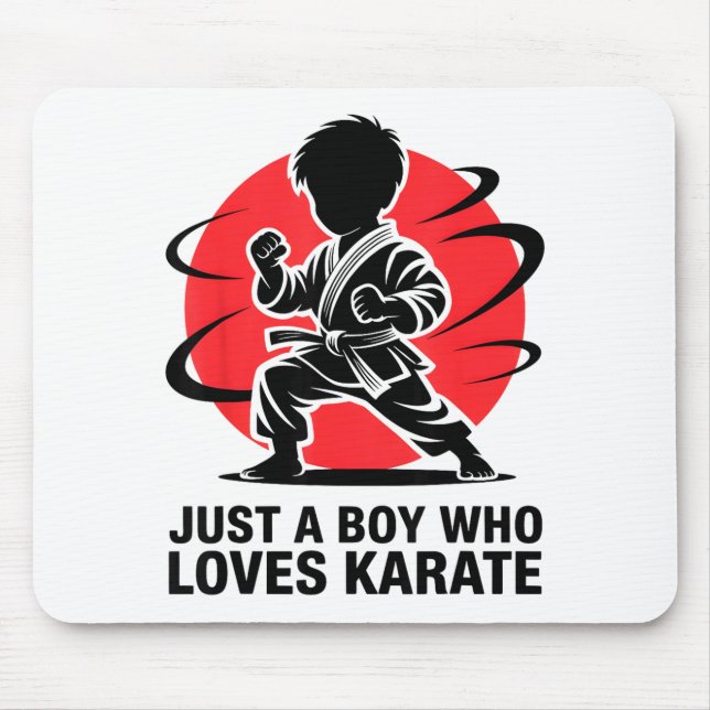 Just A Boy Who Loves Karate Martial Arts Karate Lo Musmatta (Framsidan)