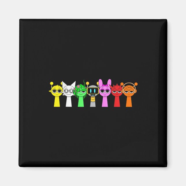 Just A Boy Who Loves Sprunky Funny Sprunky Game  Magnet (Framsidan)