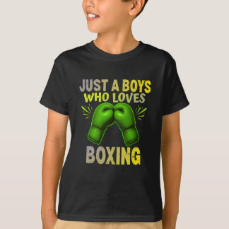 just a boys who loves boxing t shirt