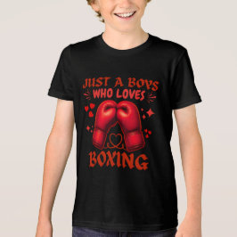 just a boys who loves boxing t shirt