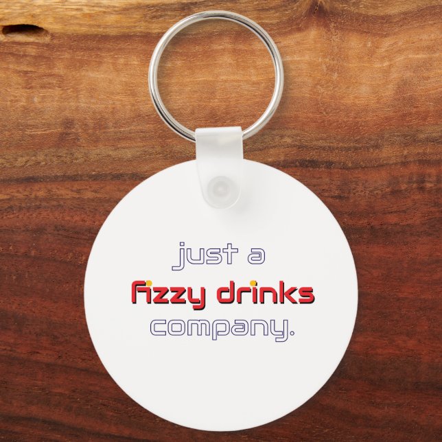 Just a Fizzy Drinks Company Keychain Nyckelring (Framsida)