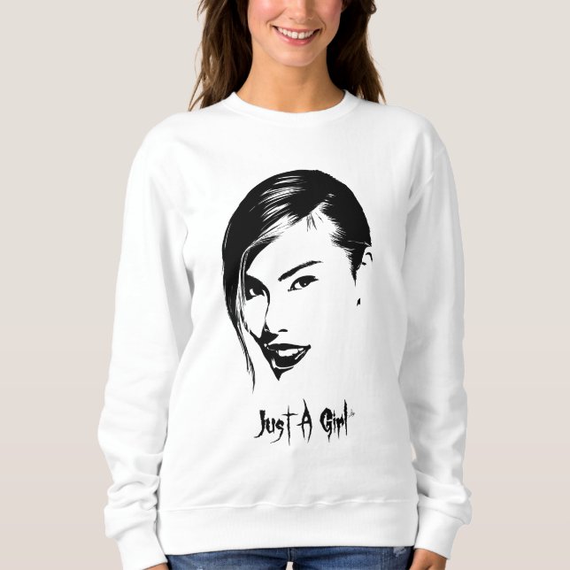 Just A Girl 5 T Shirt (Framsida)