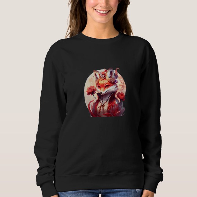 Just A Girl Who Foxes T Shirt (Framsida)