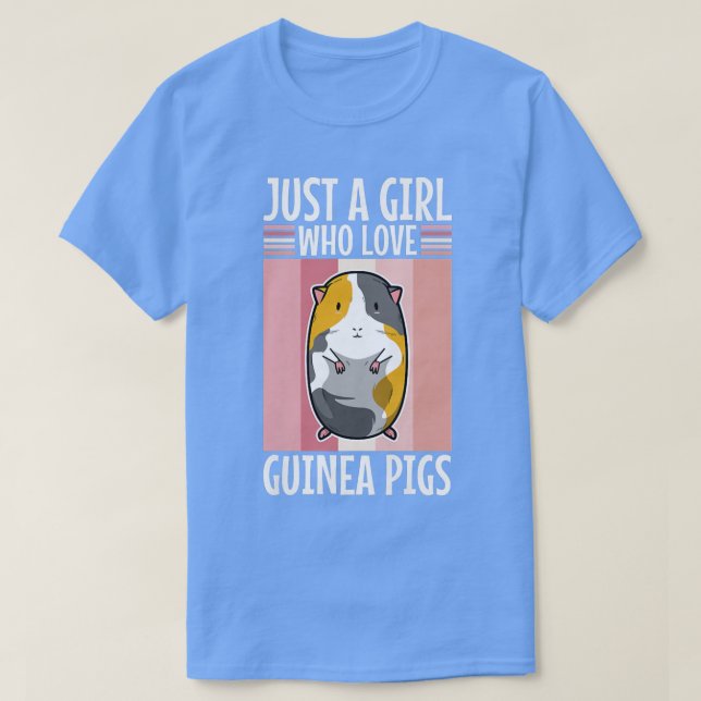 Just A Girl Who Love Guinea Pigs 818 T Shirt (Design framsida)