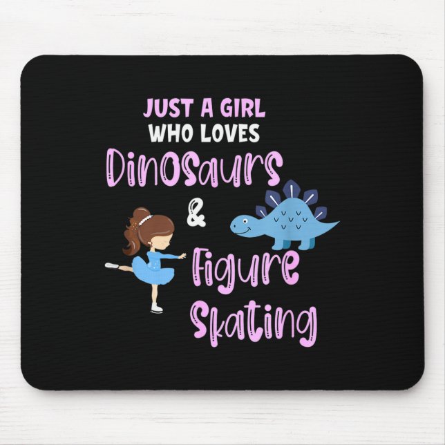 Just A Girl Who Loves Dinosaurs And Figure Skating Musmatta (Framsidan)