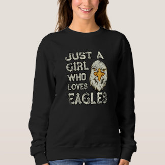 Just a Girl Who Loves Eagles Eagle T Shirt