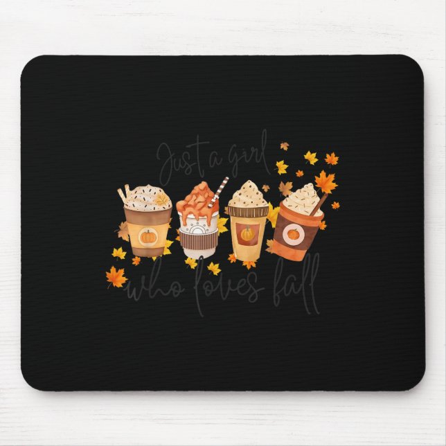 Just A Girl Who Loves Fall Pumpkin Football Cozy A Musmatta (Framsidan)