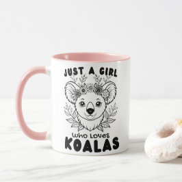 Just a Girl who Loves Koalas Mugg