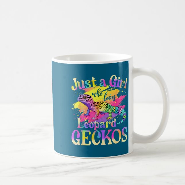 Just A Girl Who Loves Leopard Geckos  Kaffemugg (Höger)