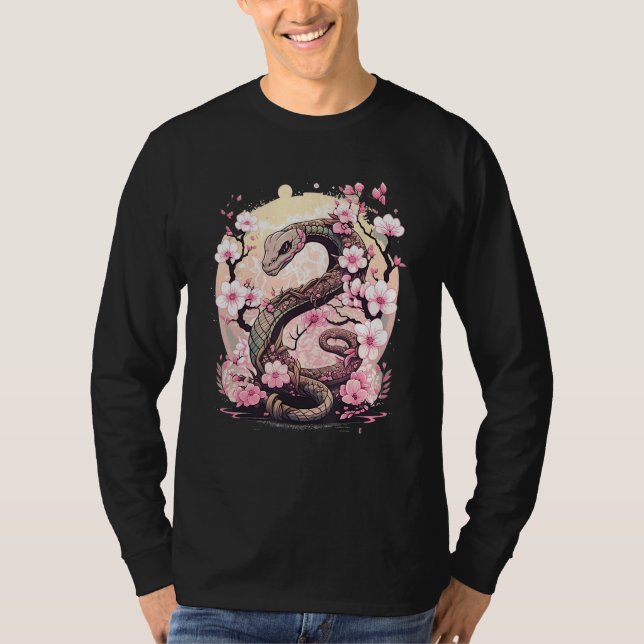 Just A Girl Who Loves Snakes T Shirt (Framsida)