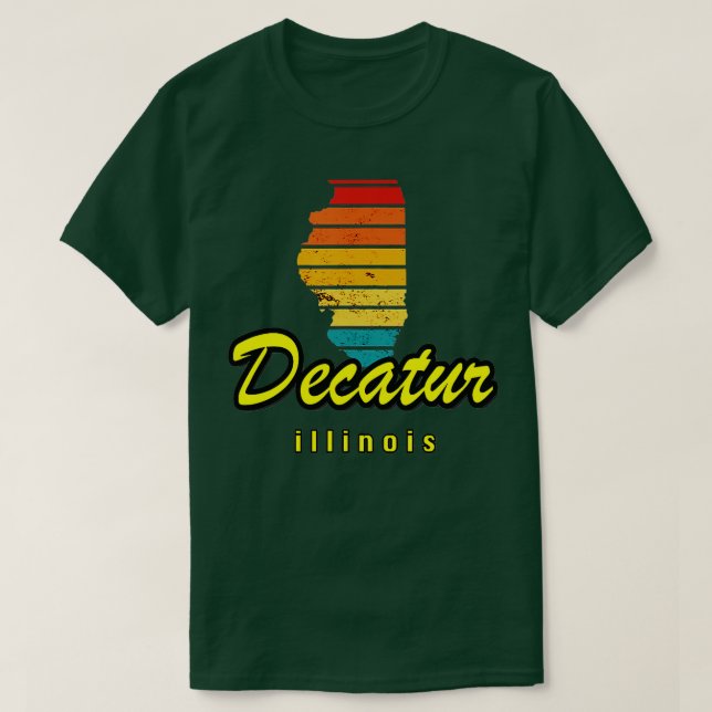 Just a Kid From Decatur Illinois  T Shirt (Design framsida)