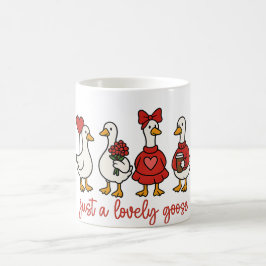 Just a Lovely Goose Cute Goose Coffee Mug Kaffemugg